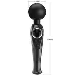 Comprar PRETTY LOVE - SKYLER VIBRADOR WAND NEGRO al mejor precio - Envíos Discretos