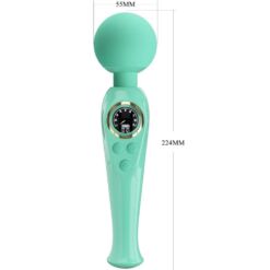 Comprar PRETTY LOVE - SKYLER VIBRADOR WAND VERDE al mejor precio - Envíos Discretos