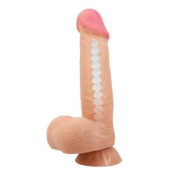 Comprar PRETTY LOVE - SLIDING SKIN SERIES DILDO REALÍSTICO CON VENTOSA PIEL DESLIZANTE 21.8 CM al mejor precio - Envíos Discretos