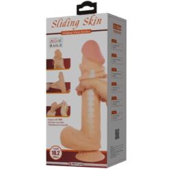 Comprar PRETTY LOVE - SLIDING SKIN SERIES DILDO REALÍSTICO CON VENTOSA PIEL DESLIZANTE 26 CM al mejor precio - Envíos Discretos
