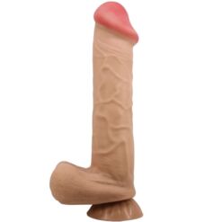 Comprar PRETTY LOVE - SLIDING SKIN SERIES DILDO REALÍSTICO CON VENTOSA PIEL DESLIZANTE 26 CM al mejor precio - Envíos Discretos