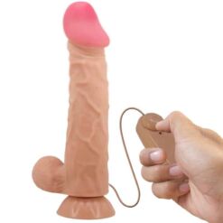 Comprar PRETTY LOVE - SLIDING SKIN SERIES DILDO REALÍSTICO CON VENTOSA PIEL DESLIZANTE CONTROL REMOTO NATURAL 24 CM al mejor precio - Envíos Discretos