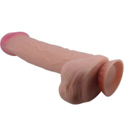 Comprar PRETTY LOVE - SLIDING SKIN SERIES DILDO REALÍSTICO CON VENTOSA PIEL DESLIZANTE MORENO 26 CM al mejor precio - Envíos Discretos