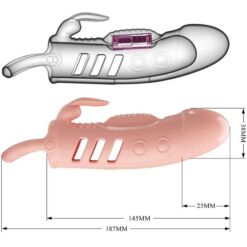 Comprar PRETTY LOVE - SLOANE FUNDA PENE RABBIT NATURAL al mejor precio - Envíos Discretos