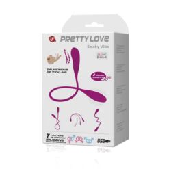 Comprar PRETTY LOVE - SMART SNAKY VIBE VIBRADOR 7 V + 3 TICKLING al mejor precio - Envíos Discretos