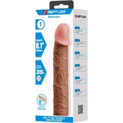 Comprar PRETTY LOVE - STEVENSON FUNDA PENE CON EXTENSIÓN DE 7.6 CM MULATO al mejor precio - Envíos Discretos