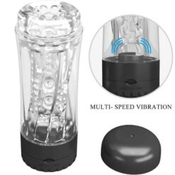 Comprar PRETTY LOVE - TAMARA MASTURBADOR MASCULINO VIBRADOR MULTIVELOCIDAD NEGRO al mejor precio - Envíos Discretos