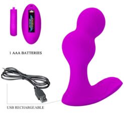 Comprar PRETTY LOVE - TERRANCE MASAJEADOR VIBRADOR ANAL CON CONTROL REMOTO al mejor precio - Envíos Discretos