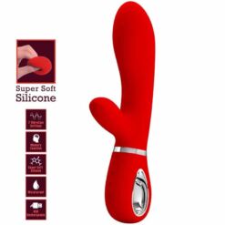 Comprar PRETTY LOVE - THOMAS VIBRADOR PUNTO G MULTIFUNCIÓN ROJO al mejor precio - Envíos Discretos