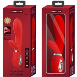 Comprar PRETTY LOVE - THOMAS VIBRADOR PUNTO G MULTIFUNCIÓN ROJO al mejor precio - Envíos Discretos
