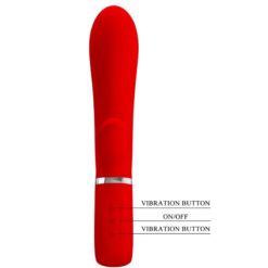 Comprar PRETTY LOVE - THOMAS VIBRADOR PUNTO G MULTIFUNCIÓN ROJO al mejor precio - Envíos Discretos