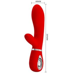 Comprar PRETTY LOVE - THOMAS VIBRADOR PUNTO G MULTIFUNCIÓN ROJO al mejor precio - Envíos Discretos