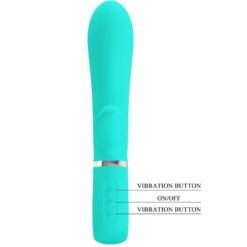 Comprar PRETTY LOVE - THOMAS VIBRADOR PUNTO G MULTIFUNCIÓN VERDE AGUA al mejor precio - Envíos Discretos