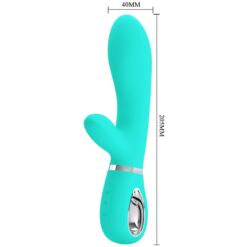 Comprar PRETTY LOVE - THOMAS VIBRADOR PUNTO G MULTIFUNCIÓN VERDE AGUA al mejor precio - Envíos Discretos