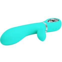 Comprar PRETTY LOVE - THOMAS VIBRADOR PUNTO G MULTIFUNCIÓN VERDE AGUA al mejor precio - Envíos Discretos