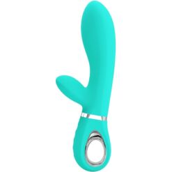 Comprar PRETTY LOVE - THOMAS VIBRADOR PUNTO G MULTIFUNCIÓN VERDE AGUA al mejor precio - Envíos Discretos