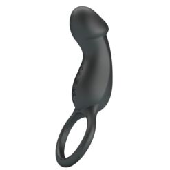 Comprar PRETTY LOVE - TRAE ANILLO VIBRADOR CON ESTIMULADOR NEGRO al mejor precio - Envíos Discretos