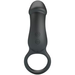 Comprar PRETTY LOVE - TRAE ANILLO VIBRADOR CON ESTIMULADOR NEGRO al mejor precio - Envíos Discretos