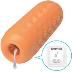 Comprar PRETTY LOVE - TWIN BALLS MASTURBADOR MASCULINO NARANJA al mejor precio - Envíos Discretos