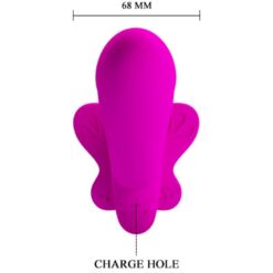 Comprar PRETTY LOVE - VALERIE VIBRADOR DOBLE STRAP-ON 12 VIBRACIONES MORADO al mejor precio - Envíos Discretos