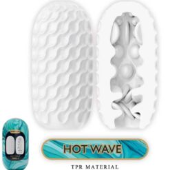 Comprar PRETTY LOVE - VENUS X 15 MASTURBADORES MASCULINOS SILICONA BLANCO al mejor precio - Envíos Discretos