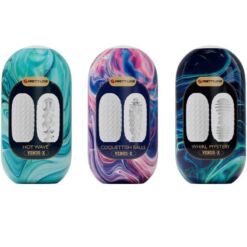 Comprar PRETTY LOVE - VENUS X 15 MASTURBADORES MASCULINOS SILICONA BLANCO al mejor precio - Envíos Discretos