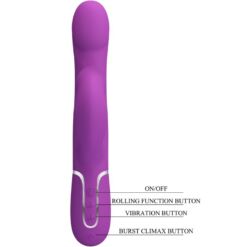 Comprar PRETTY LOVE - VIBRADOR & ESTIMULADOR MULTIFUNCIÓN 4 EN 1 MORADO al mejor precio - Envíos Discretos