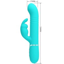 Comprar PRETTY LOVE - VIBRADOR COALE RABBIT PERLAS VERDE AGUA al mejor precio - Envíos Discretos