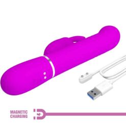 Comprar PRETTY LOVE - VIBRADOR COALE RABBIT PERLAS VIOLETA al mejor precio - Envíos Discretos