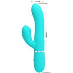 Comprar PRETTY LOVE - VIBRADOR PUNTO G MULTIFUNCIÓN VERDE AGUA al mejor precio - Envíos Discretos