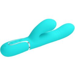 Comprar PRETTY LOVE - VIBRADOR PUNTO G MULTIFUNCIÓN VERDE AGUA al mejor precio - Envíos Discretos