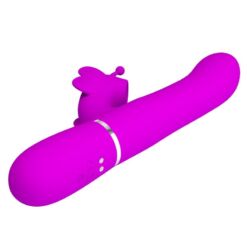 Comprar PRETTY LOVE - VIBRADOR RABBIT MULTIFUNCIÓN 4 EN 1 MARIPOSA FUCSIA al mejor precio - Envíos Discretos