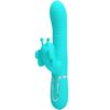 Comprar PRETTY LOVE - VIBRADOR RABBIT MULTIFUNCIÓN 4 EN 1 MARIPOSA VERDE AGUA al mejor precio - Envíos Discretos