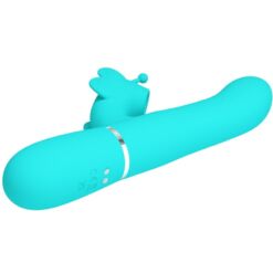 Comprar PRETTY LOVE - VIBRADOR RABBIT MULTIFUNCIÓN 4 EN 1 MARIPOSA VERDE AGUA al mejor precio - Envíos Discretos