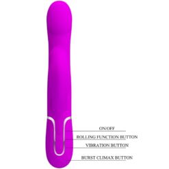 Comprar PRETTY LOVE - VIBRADOR RABBIT PERLAS VIOLETA al mejor precio - Envíos Discretos