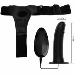 Comprar PRETTY LOVE - VITO STRAP ON CON DILDO HUECO Y VIBRACIÓN 17.3 CM al mejor precio - Envíos Discretos