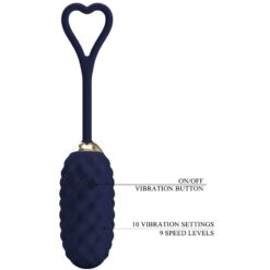 Comprar PRETTY LOVE - VIVIAN HUEVO VIBRADOR CONTROL REMOTO AZUL al mejor precio - Envíos Discretos