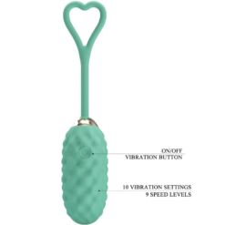 Comprar PRETTY LOVE - VIVIAN HUEVO VIBRADOR CONTROL REMOTO VERDE al mejor precio - Envíos Discretos