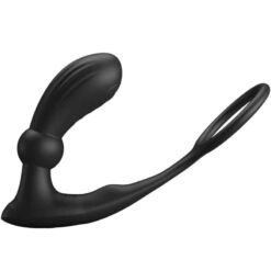 Comprar PRETTY LOVE - WARREN ANILLO & VIBRADOR ANAL NEGRO al mejor precio - Envíos Discretos