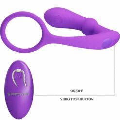 Comprar PRETTY LOVE - WARREN ANILLO & VIBRADOR ANAL VIOLETA al mejor precio - Envíos Discretos