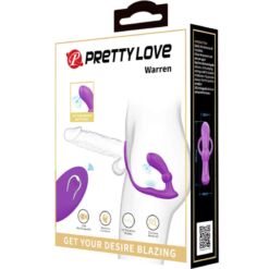 Comprar PRETTY LOVE - WARREN ANILLO & VIBRADOR ANAL VIOLETA al mejor precio - Envíos Discretos