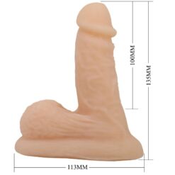 Comprar PRETTY LOVE - WILDON DILDO ULTRA REALÍSTICO Y ELÁSTICO 10 CM NATURAL al mejor precio - Envíos Discretos