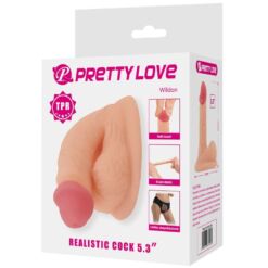 Comprar PRETTY LOVE - WILDON DILDO ULTRA REALÍSTICO Y ELÁSTICO 10 CM NATURAL al mejor precio - Envíos Discretos