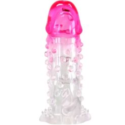 Comprar PRETTY LOVE - WILFORD FUNDA REALÍSTICA ALARGADORA CON RELIEVE PARA PENE ROSA al mejor precio - Envíos Discretos