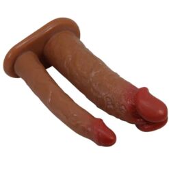Comprar PRETTY LOVE - YAIRON FUNDA PARA PENE DOBLE CON EXTENSIÓN DE 4 CM MULATO al mejor precio - Envíos Discretos