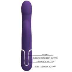 Comprar PRETTY LOVE - ZALIN VIBRADOR RABBIT PERLAS 4 EN 1 MORADO al mejor precio - Envíos Discretos