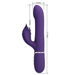 Comprar PRETTY LOVE - ZALIN VIBRADOR RABBIT PERLAS 4 EN 1 MORADO al mejor precio - Envíos Discretos