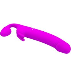 Comprar PRETTY LOVE - ZANINI DILDO STRAP-ON SIN ARNÉS 10 VIBRACIONES MORADO al mejor precio - Envíos Discretos