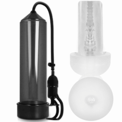 Comprar PUMP ADDICTED - BOMBA ERECCIÓN RX5 BLACK CON MASTURBADOR al mejor precio - Envíos Discretos