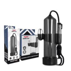 Comprar PUMP ADDICTED - BOMBA ERECCIÓN RX5 NEGRO CON VIBRADOR al mejor precio - Envíos Discretos